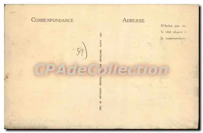 Malo-les-Bains — Allgemeiner Blick auf den Strand — Paul Cornet — Rückseite