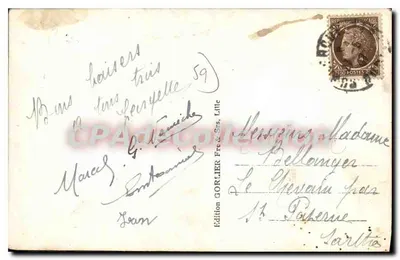 MALO-les-BAINS — die Digue — E.C. — Ausgabe GORLIER Frères & Srs, Lille — Rückseite