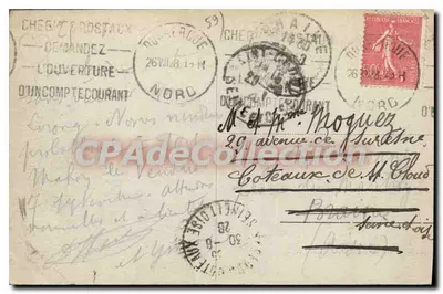 MALO-les-BAINS - Widok na przesmyk i kasyno — L. S. D. — Rewers