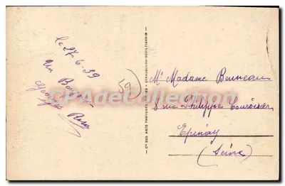 Malo-les-Bains — La digue — Tarjeta postal antigua n°165, editor CH des Arts — Reverso