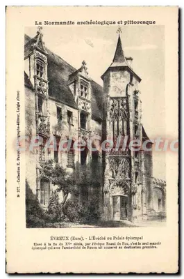 Évreux (Eure) — Das Bischofsschloss — Verlag E. Panqui, Laigle