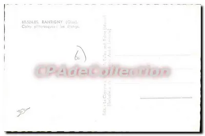 Rantigny (Oise) — Piękne kąty: jeziora — Wyd. La Cigogne w Talley (Marne) [Marne] — Rewers