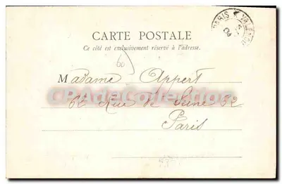Donjon do Hotel de Ville — Rantigny, Clermont — B. F., Paris — Verso