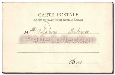 Castelo de Liancourt (Oise) — Escola da Ilha — Editor Évuard, imp. lib. Liancourt — Verso