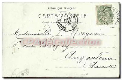 Beauvais — La Tour Boileau — LL. — Cartolina d'epoca di Collection — Verso