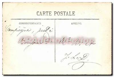Stary Compiègne — Hotel de Ville — Decoltre, nr 14 — Rewers