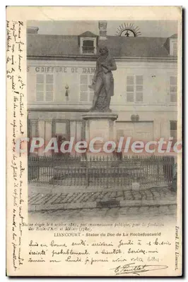 Liancourt - Estátua do Duque de La Rochefoucauld — Editora Éd. Liancourt, n° 4
