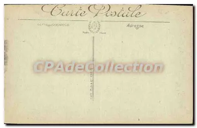 Noyon — Boulevard Carnot, no fundo, pavilhão sob o qual passa um rio — Visé Paris n° 3005 — Verso