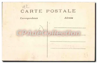 A Torre (século XIV) - Vista externa sobre os jardins - Risse Rhédit, em Villiers-Cotterets - Repr. 355 — Verso