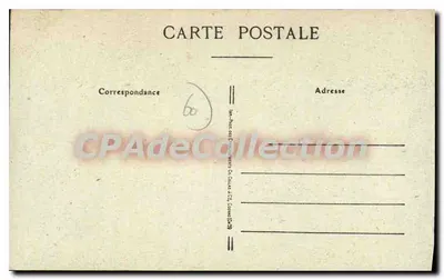 Ermenonville — Il Castello — Cartolina d'epoca Collezione — Verso