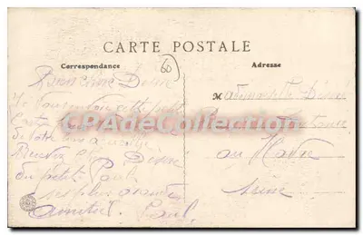Saint-Just-en-Chaussée — Statua dwóch postaci — Les Frères Haily — Rewers