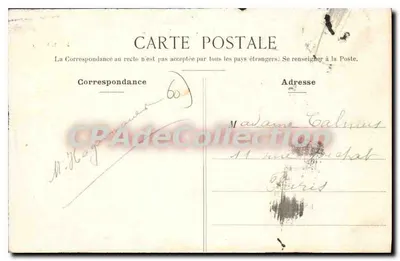 Chantilly — Die Tribünen — Imp. D. Dambly — Rückseite