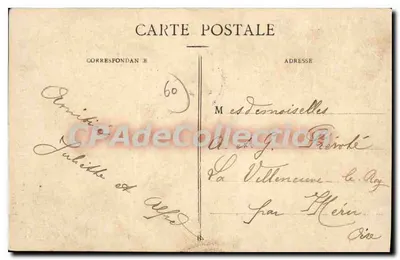 Chaumont-en-Vexin — Igreja, lado norte — Chiché A. P. - Beitel, Tabacs — Verso