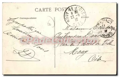 Senlis — Dom Notariusza zniszczony w 1914 — L'Hoste, Paryż, Visé nr 132 — Rewers