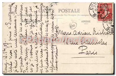Compiegne — Wyscig na psich śladach — Equipage du Francport — Spotkanie przy Zamku — Rewers