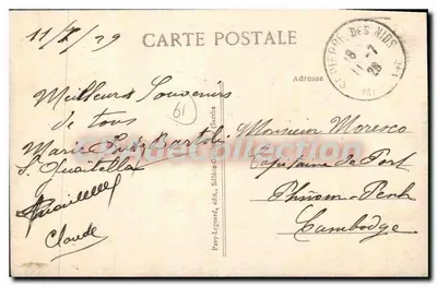 Alpes Mancelles — Visão sobre a Sarthe — St-Céneri-le-Gérei (Orne) — editor Pavyl-Liguard, n° 61 — Verso