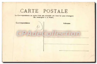 Domfront — Tours du Château de Godras — Habitation d'un Gouverneur au XVIe siècle — Verso