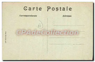 Domfront (Orne) — Le Chalet du Brouillard — Éditeur : CPAdéCollection — Verso