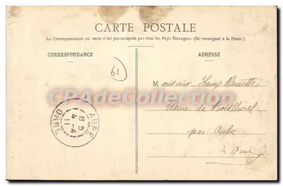 La Grande Trappe (Orne) — O Refeitório — Coleção E. Pasquis, fot., em Laigle (Orne) — N° 690 (Nova Coleção de 25 sujeitos) — Verso