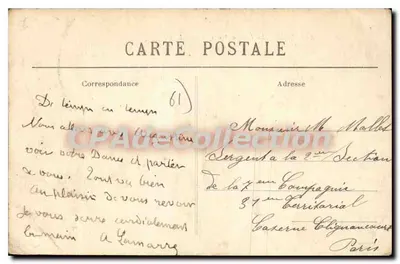 Alençon — La Place d'Armes — L. B. — Verso