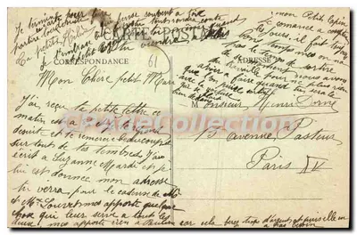 Flers - Praça Delaunay — A Normandia, série 7, editor Lovansseur, fotógrafo em Flers — Verso