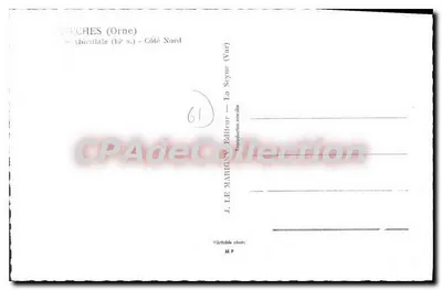 Néchès (Orne) — Abadía (siglo X) - Lado Norte — J. Le Marigane Editor — Reverso