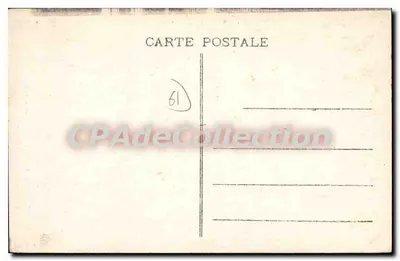 Aube (Orne) — Innenansicht der Kirche — Sammlung E. Pasquis, Phototypie, L'Algie (Orne) — Rückseite