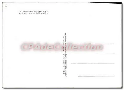 Le Pin-la-Garenne — Schloss Pellanonière — HERAULT-Ausgabe - 61 — Rückseite