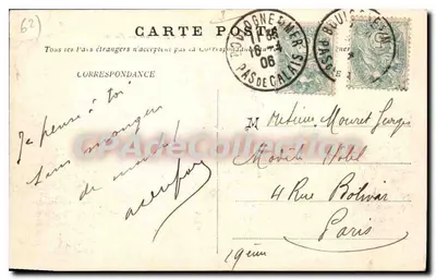 Le Portel — Ogólny widok Le Portel — S.B. n° 3677 — Rewers