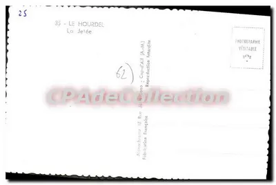 Le Hourdel — A Doca — Editor: Monastirienne 18 Rue Jean-Jaurès (A.-M.) — Verso