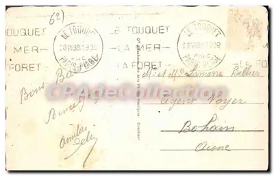 Le Touquet-Paris-Plage — À maré baixa — n°81 — Verso
