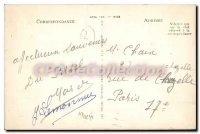 Le Portel — Le Fort de l'Heurt, vu de la Falaise LL — Adia, Nice — Verso
