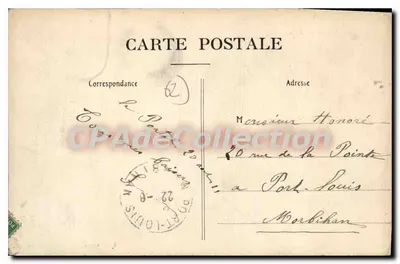 Environs de Boulogne-sur-Mer — LE PORTEL — Vista da Praia tirada do Parapet — Editor Stévenard, n° 733 — Verso