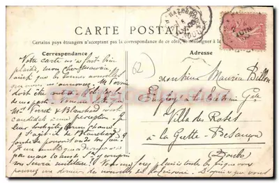 Andres (P.-de-G.) — Quais do Canal de Andres a Calais — Verso