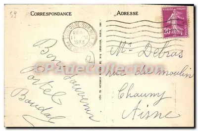 Le Portel — Przystań i wille na skale — LL. — N° 132 — Rewers