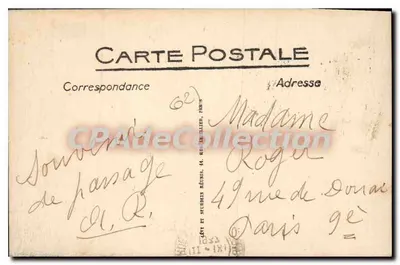 Calais — Plac Armi i Belfer — LL — Rewers