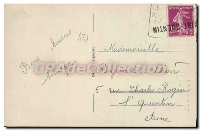 Le Portel - A Praia com maré alta — Edição Largenatia, n° 188 — Verso