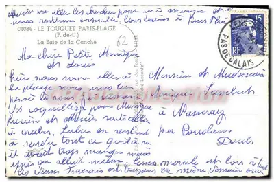 La Baia della Canche — Le Touquet-Paris-Plage — A. Cigoène — Verso