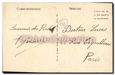 Le Portel — Vista Generale — Edizione del Bazar Portelois — Verso
