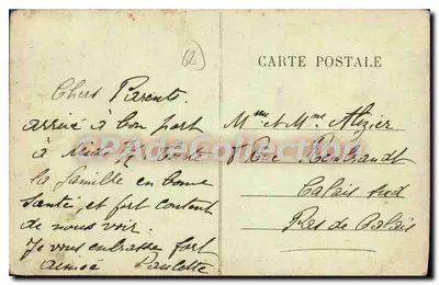 St-POL (P.-de-C.) — Vista geral — editor: A. Léonard, n° 309 — Verso