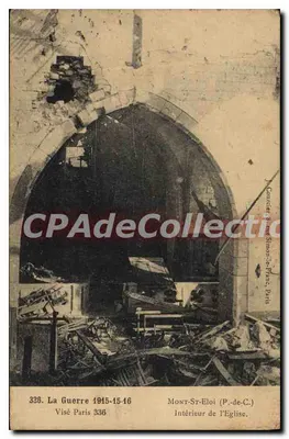 Mont-St-Eloi (P.-de-C.) — Interior da Igreja — Visé Paris 336