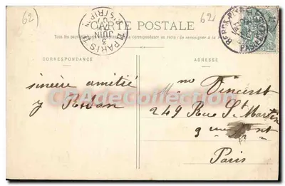 Calvário de Berck-Ville — editor INRI, n° 35 — Verso
