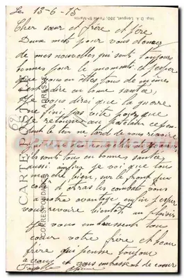Marœuil (P.-d.-C.) — Wielka nawęgielko zniszczonej świątyni — Huret, wyd. 15, ul. Saint-Quentin, Paryż, N° 53 — Rewers