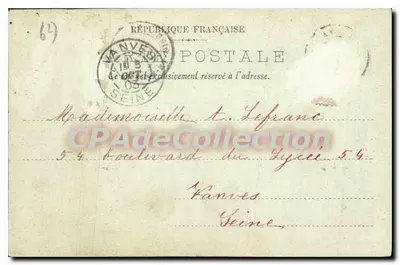 Boulogne-sur-Mer — Praça do Palácio de Justiça e o Sino — LL. n°12 — Verso