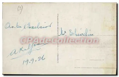 BOULOGNE-sur-MER - O Monumento aos Mortos — editor CPALEAC, n° 123 — Verso