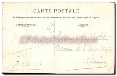 BOULOGNE-sur-MER — Sulla Spiaggia — Editore: C. P. A. n°34 — Verso