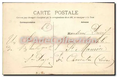 Boulogne-sur-Mer — Il Casinò e la Spiaggia — Cliché B. D. n°19 — Verso