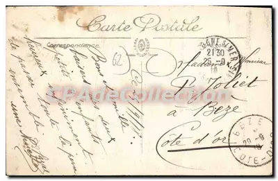 Boulogne-sur-Mer — Nos Bassins — LL. — Edição Coze-Harnacq — Verso