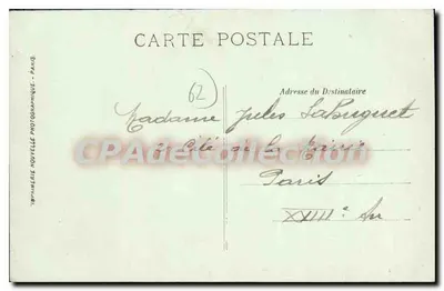 Boulogne-sur-Mer — Het Paleis van Justitie — LL. — n° 165 — Achterkant
