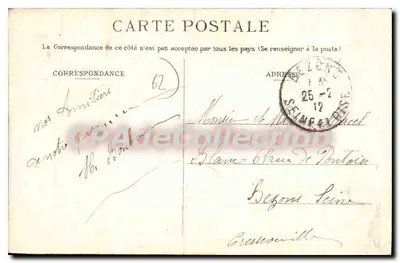 Boulogne-sur-Mer — Entrada do velho Castelo — Paulin & Cie, n°38 — Verso